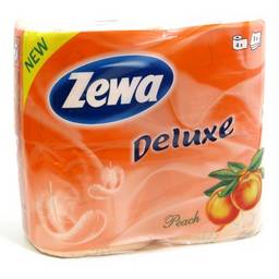Бумага туалетная ЗЕВА Делюкс в ассор-те 3сл 4рул *14 *