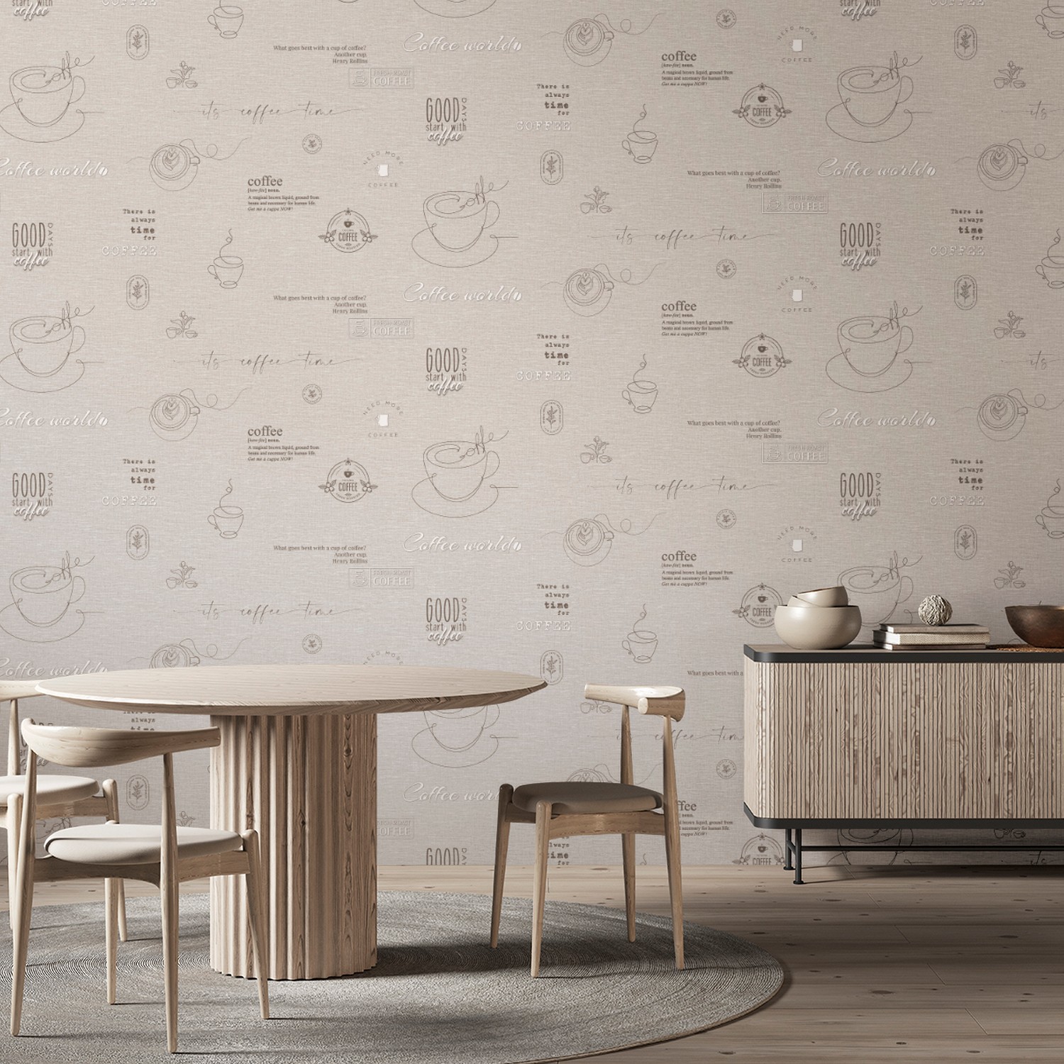 Обои  флиз Ateliero Cafe (беж.) 589696  1.06*10м *6