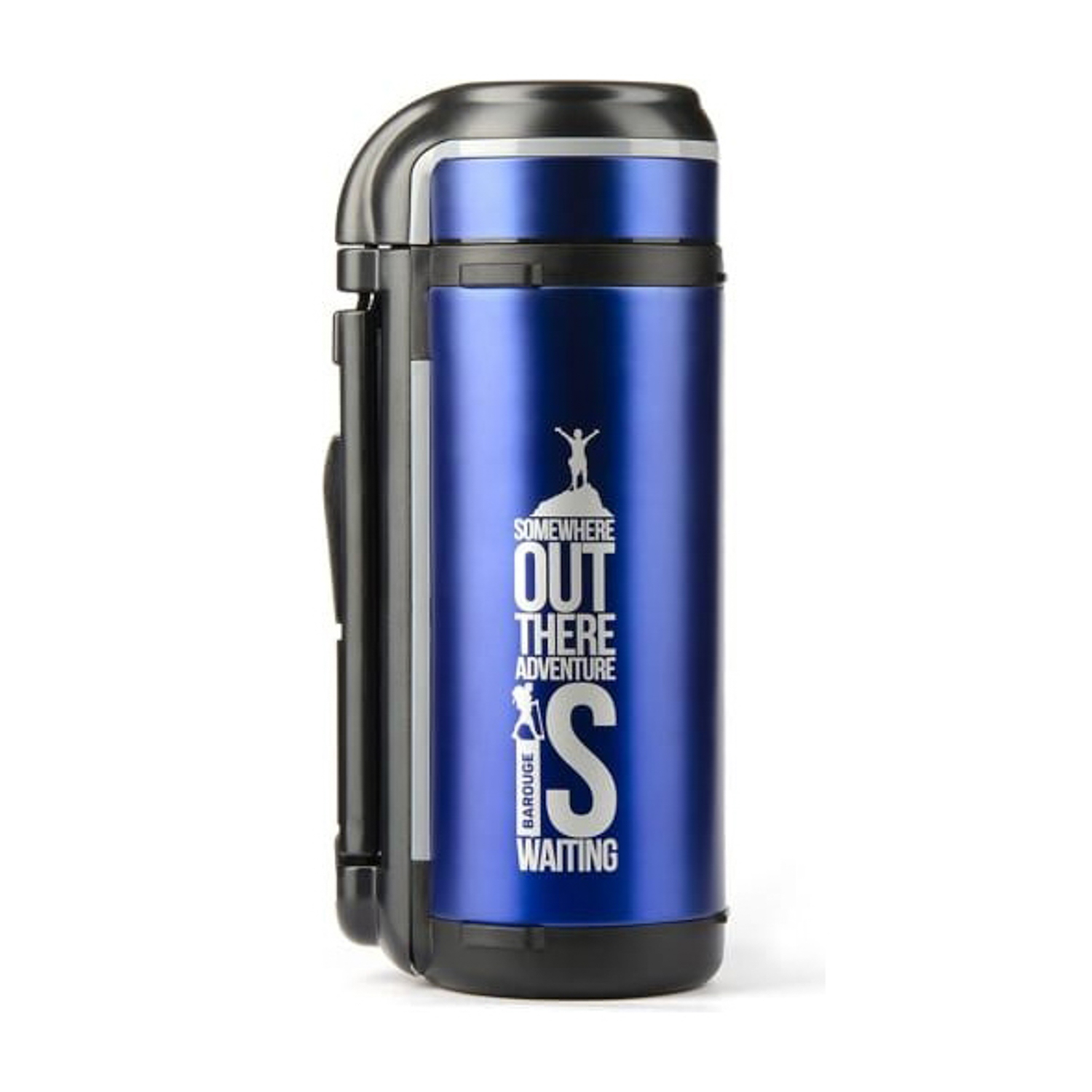 Термос нерж."Barouge" 1,6л "TRAVEL" Узк..горло, складыв. ручка Синий ВТ-421F  *1/15 Термос нерж."Barouge" 1,6л "TRAVEL" Узк..горло, складыв. ручка Синий ВТ-421F  *1/15