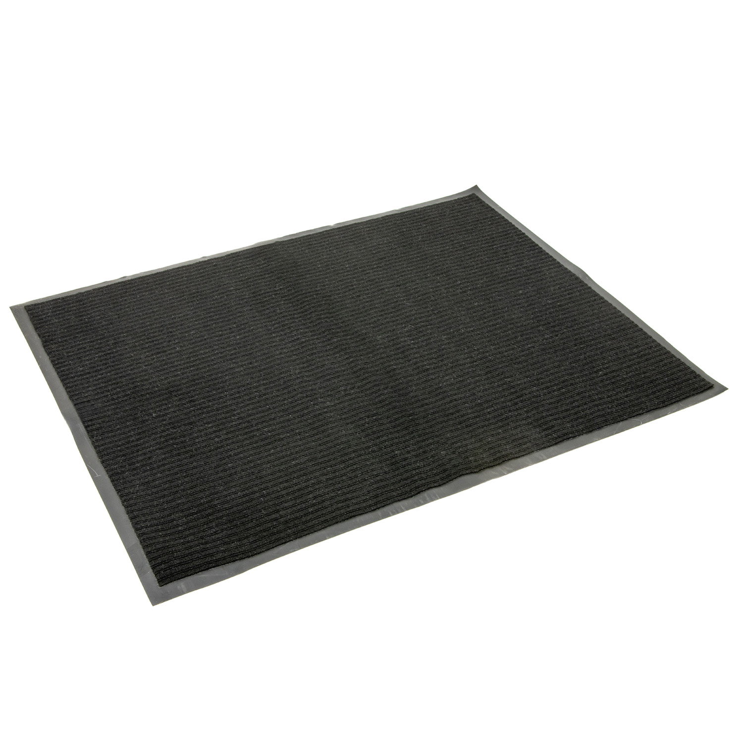 Коврик влаговпитывающий 90*120 см ребристый черный "KOVROFF" (арт.20401) *1/6 (ОП19)