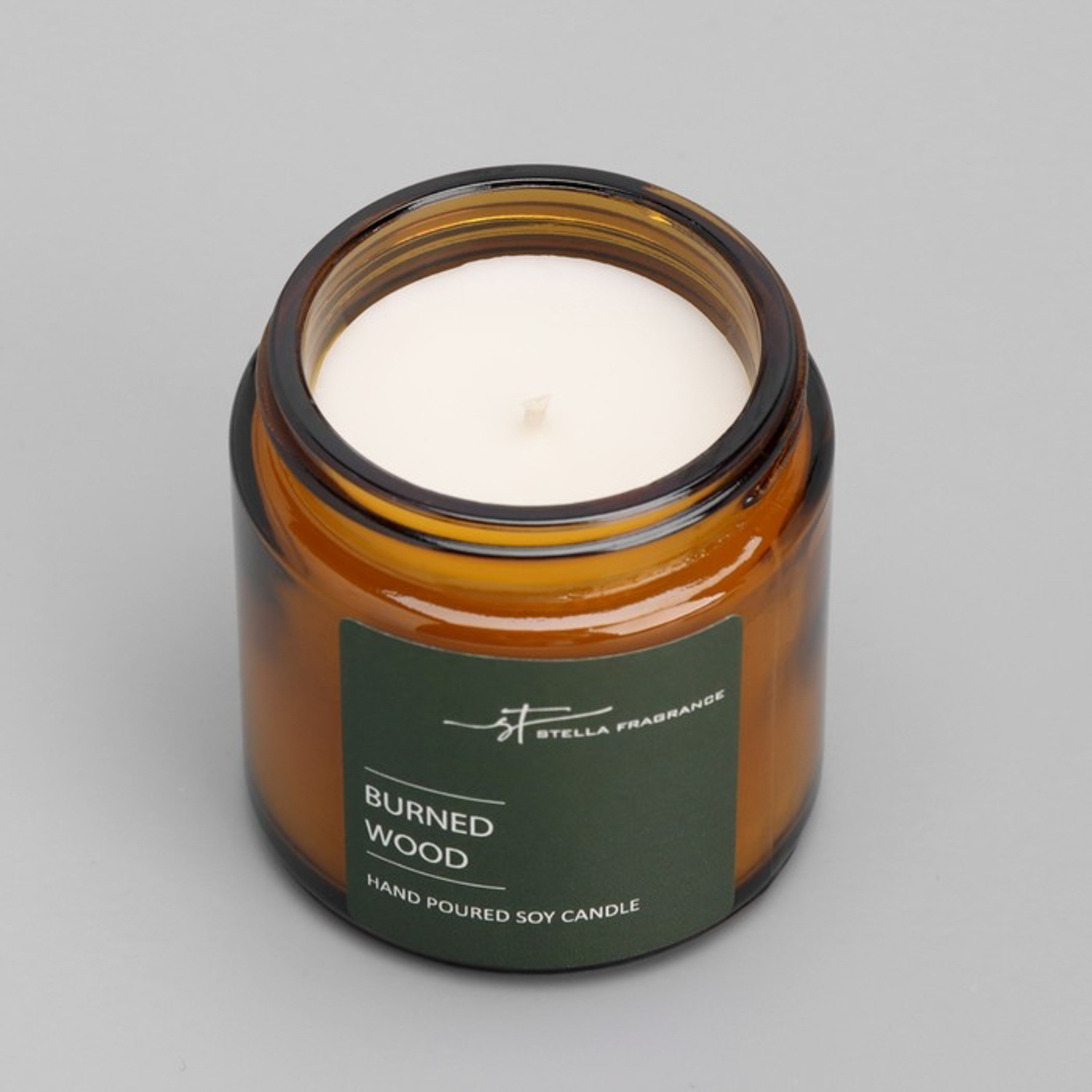 Свеча ароматическая в банке "ST Burned Wood", 90 г 9912122
