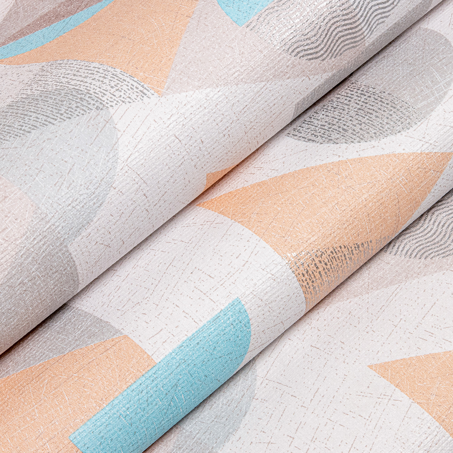 Обои дуплекс Белорусские обои Геометрия-11 серо-розовый 220011-11 (9С7К), 0.53х10.05