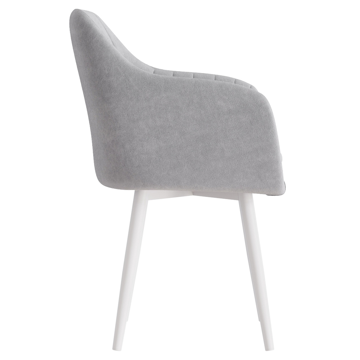 яяяКресло ТРЕВИС XL Парма 1013 СЕРЫЙ+металл каркас СТЕЛС черный*4