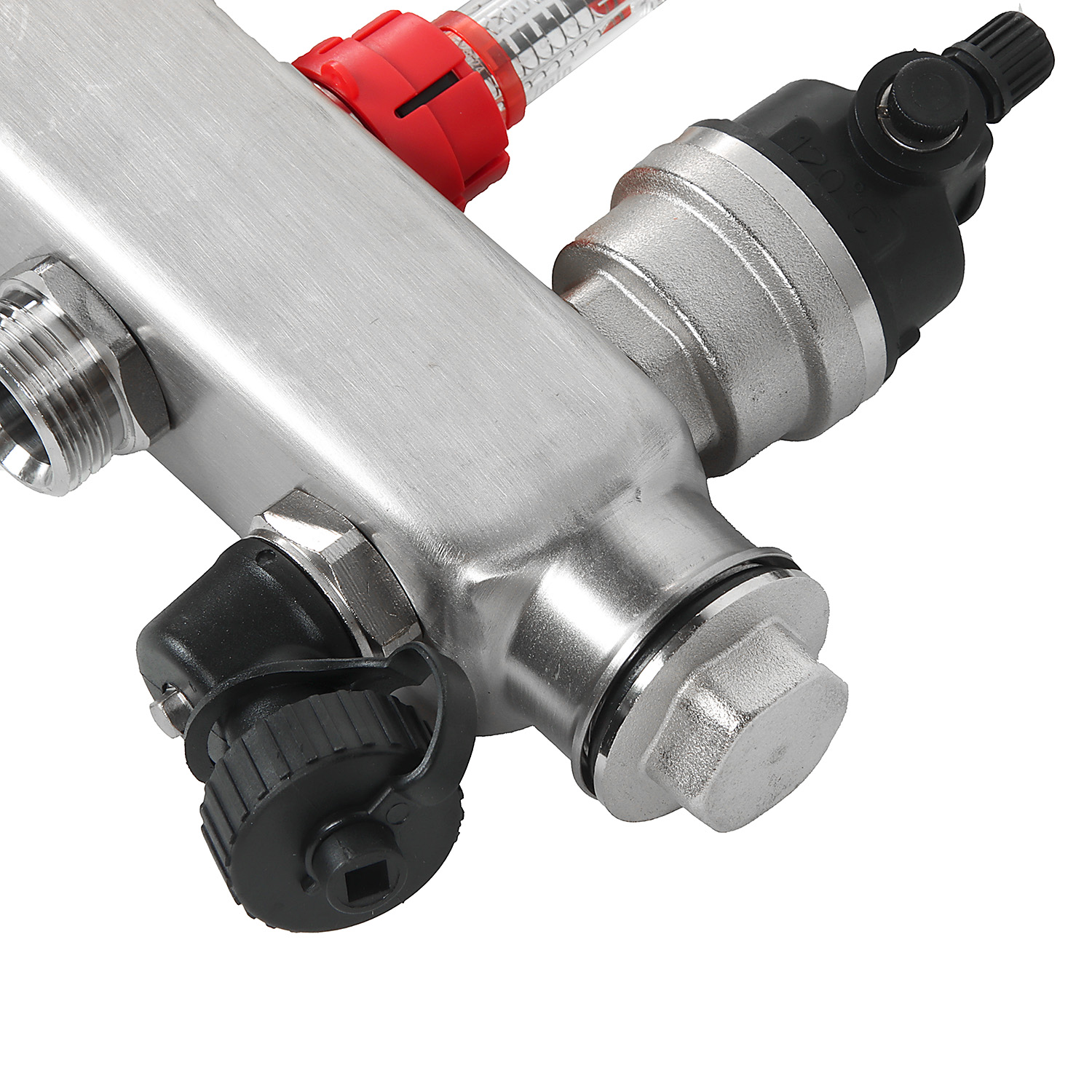 Коллекторная группа Millennium с расходомером, 6 выходов, с кранами