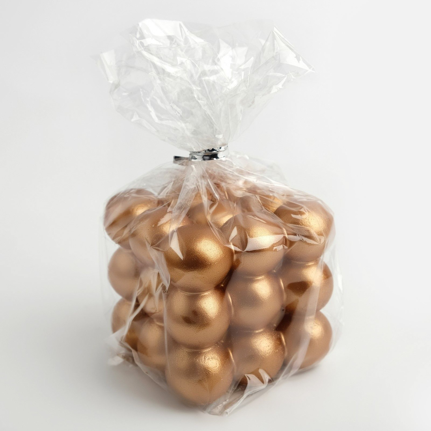 Свеча фигурная "Баблс" большой куб, 5х5х5 см, бронза 9524576