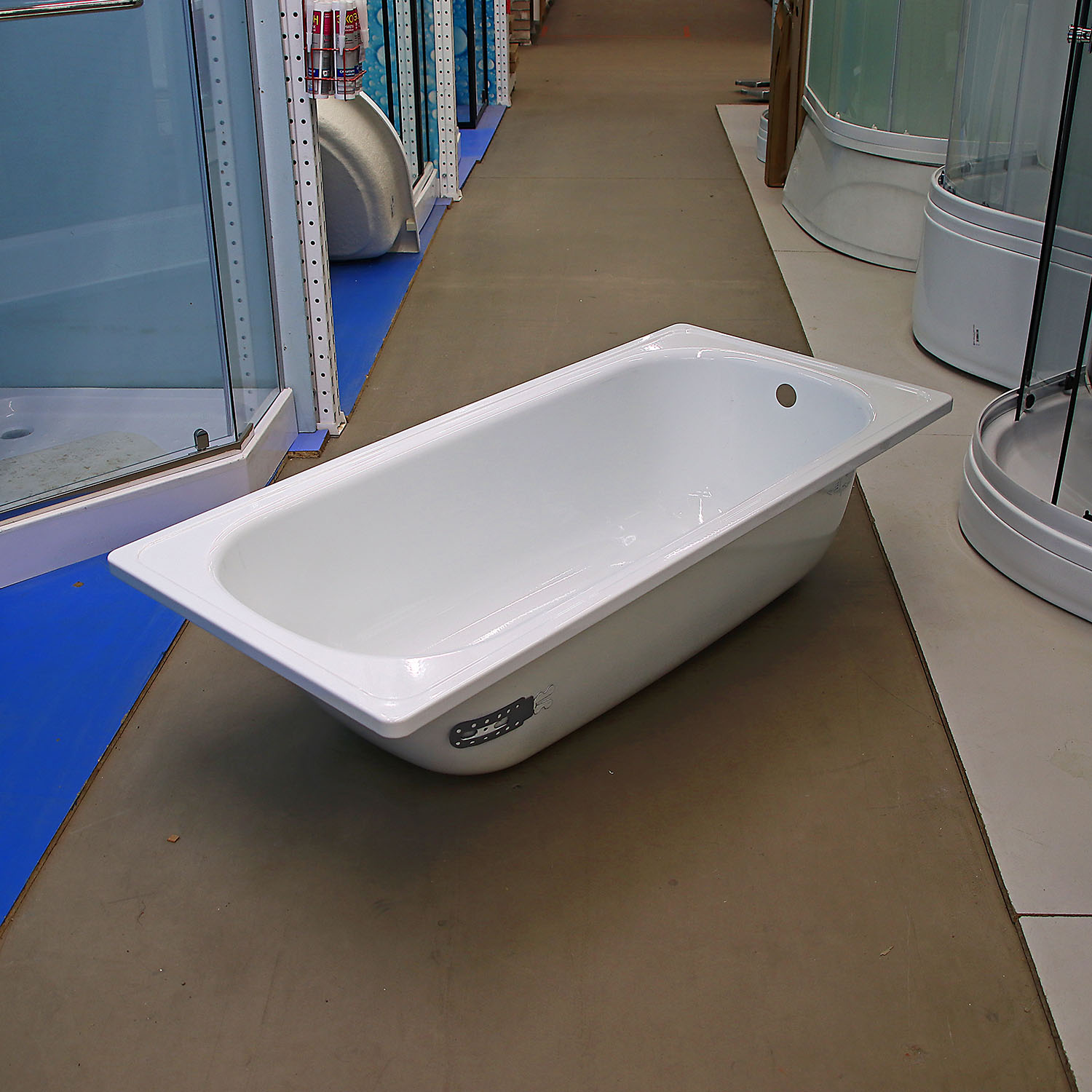 Ванна стальная 150х70 см Antika Белая орхидея, с ножками