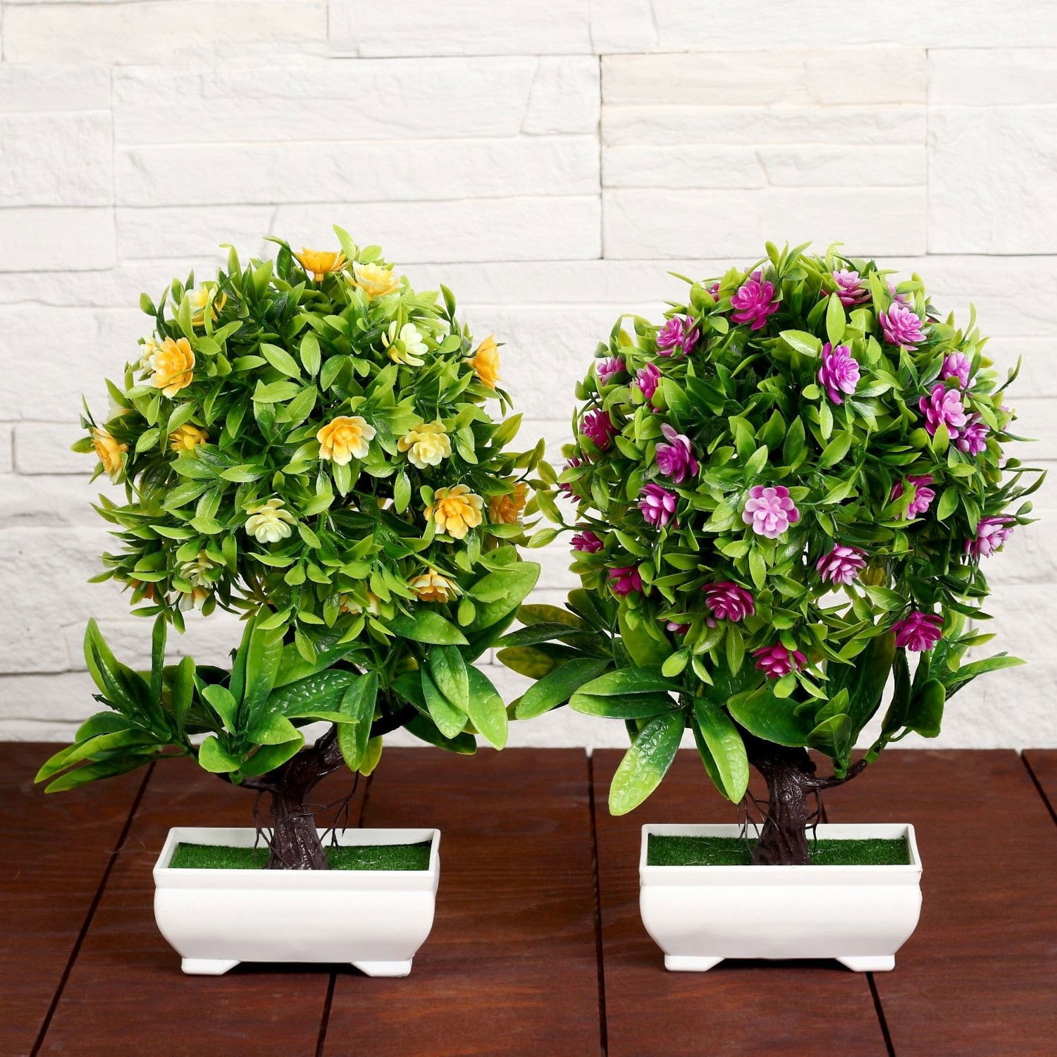 Бонсай "Деревце с мелкими цветами" 10*25 см микс  4142814