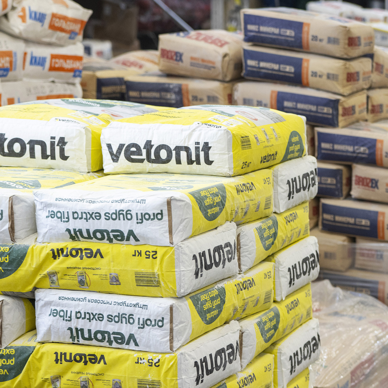 Штукатурка гипсовая Vetonit Profi gyps, суперпластичная, 25 кг, белый