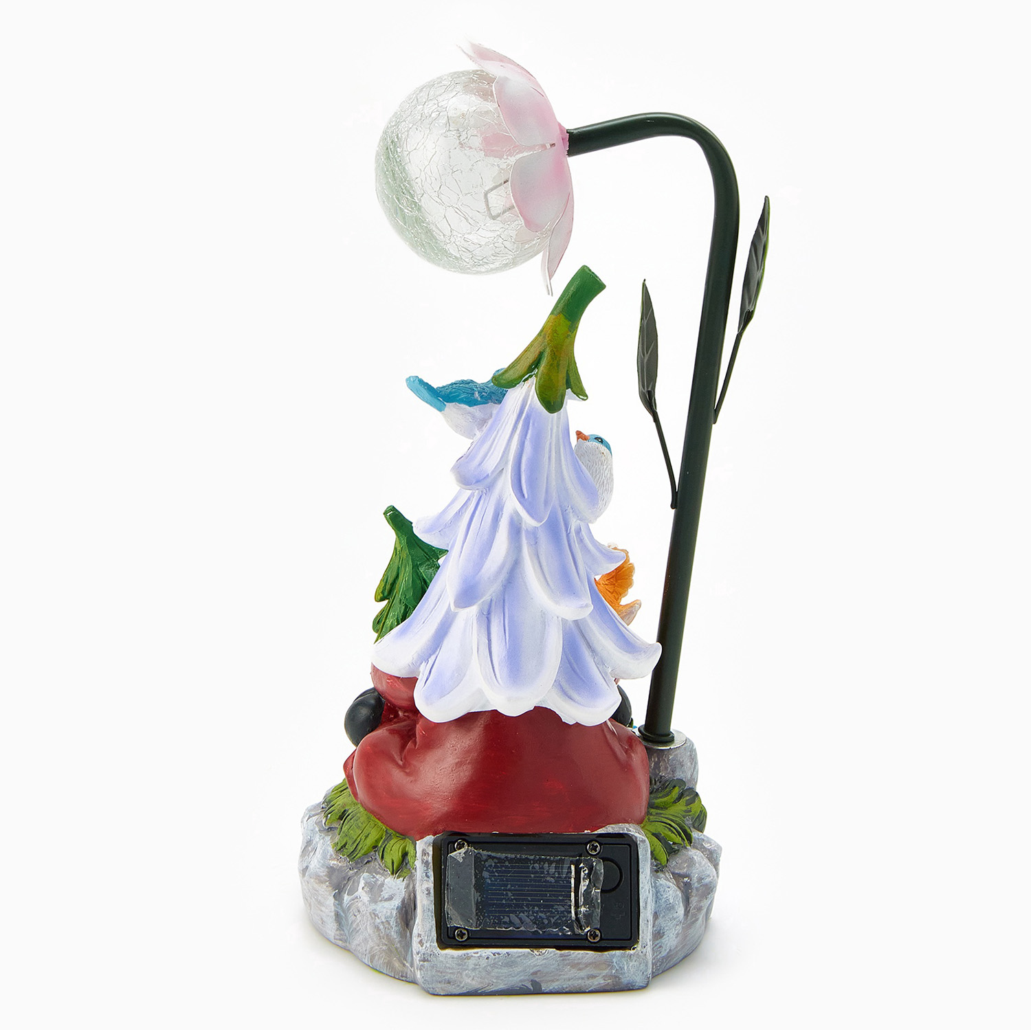 Садовая фигура с подсветкой "Гном лесничий"14х12х25см   10824125