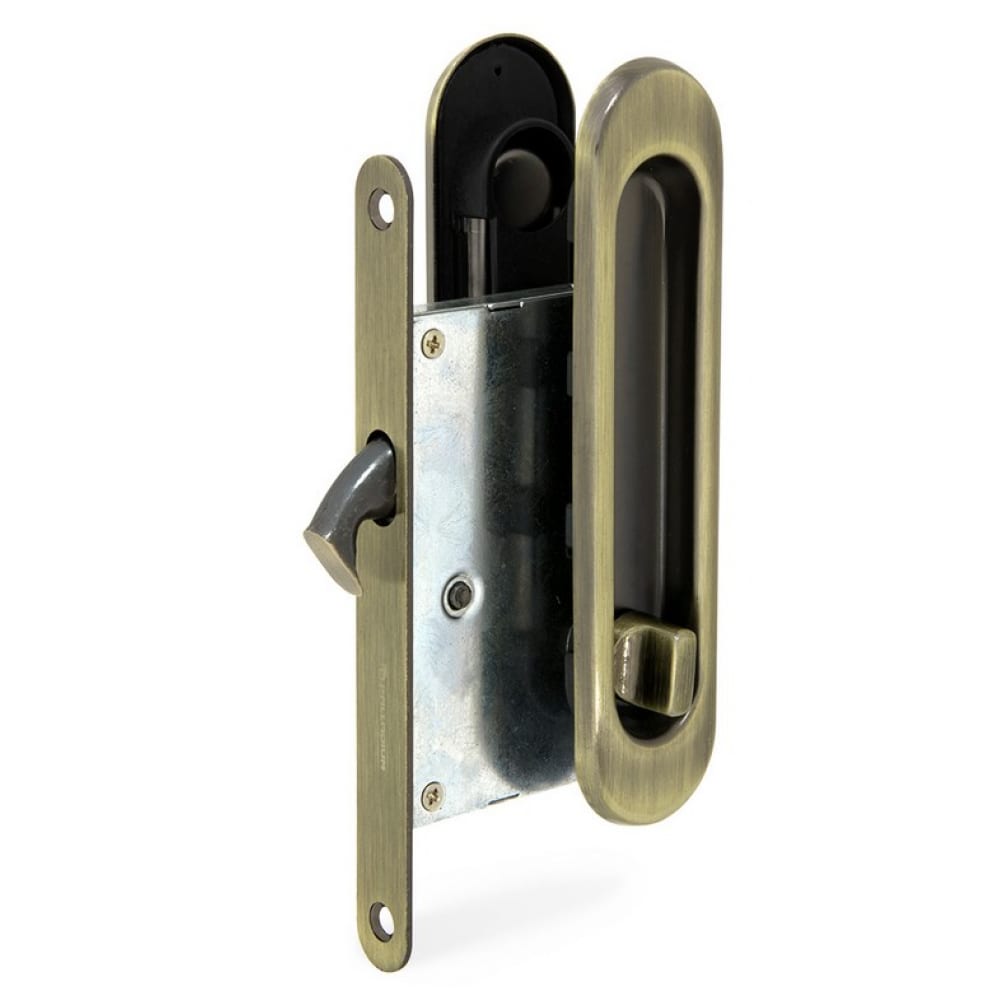 яяяРучка круглая с замком 03 ВК АВ Палладиум *1/30