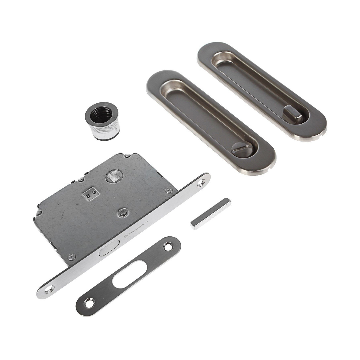 Ручка с замком для раздв. дверей  01BK SN 1/5/50 Ручка с замком для раздв. дверей  01BK SN 1/5/50