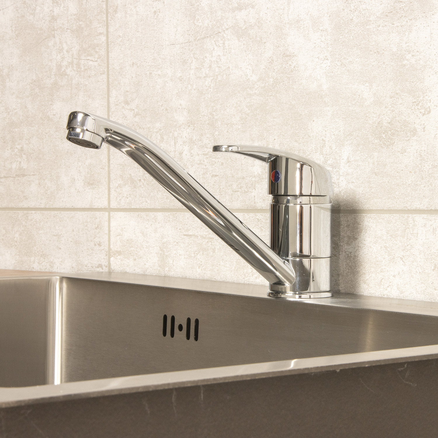 Смеситель для кухни Roegen RC014A, длинный излив, рычажный