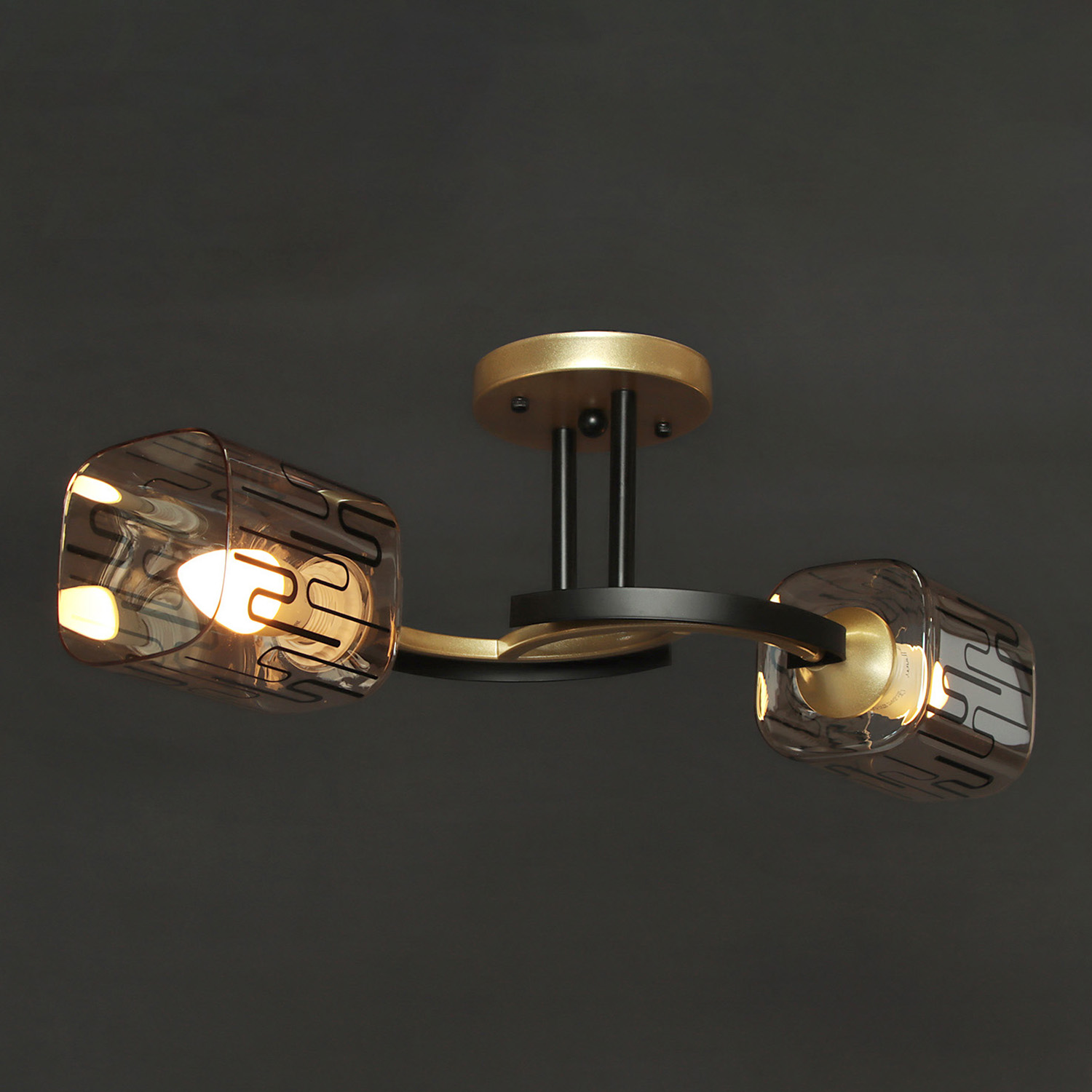 Люстра N5450/2 2*40W E27 (L-530; w-150; h-180) VERNER LIGHTING *1