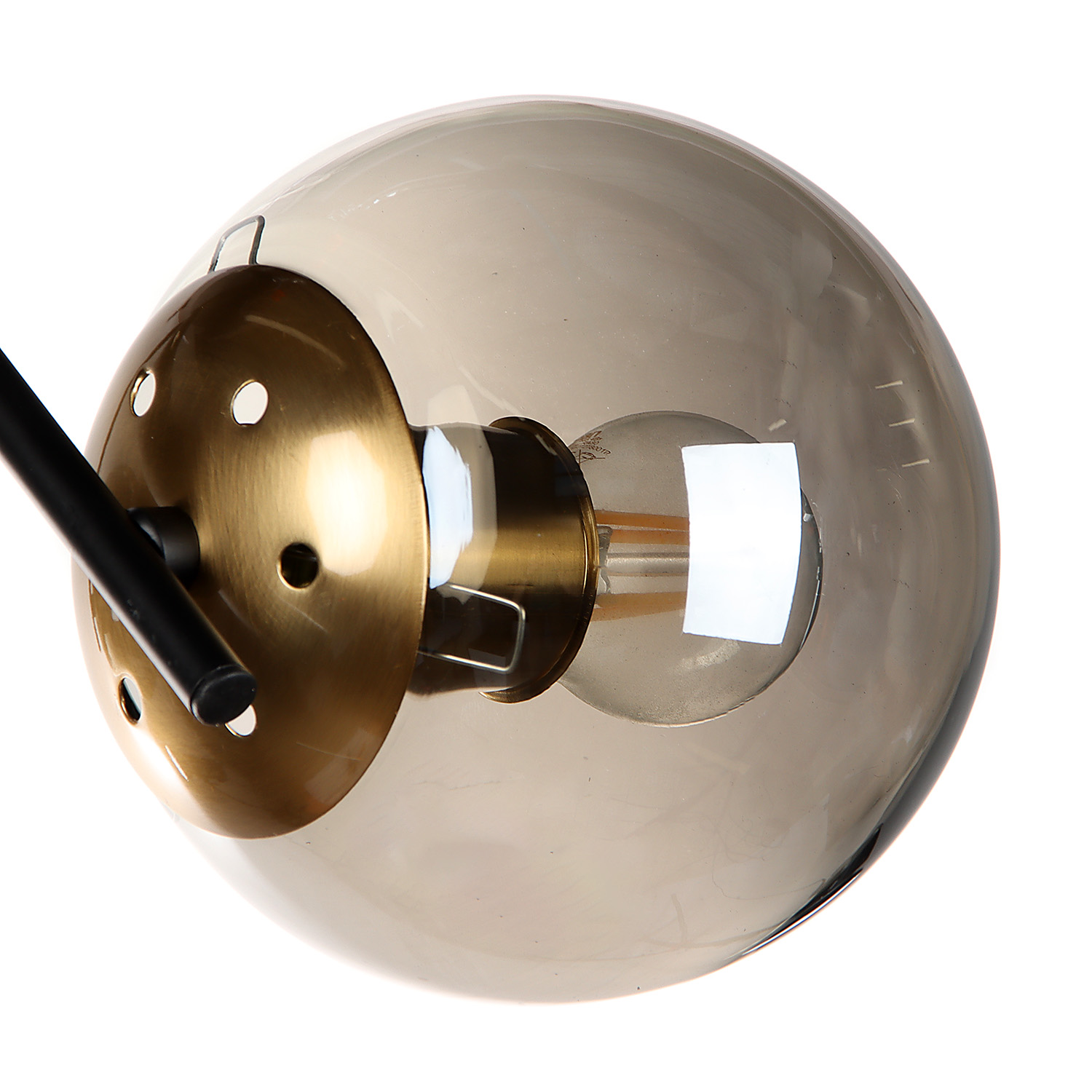 Люстра N36378/2 BK+СОР 2*40W E27 220V (l-430; w-150; h-240)  VERNER LIGHTING *1