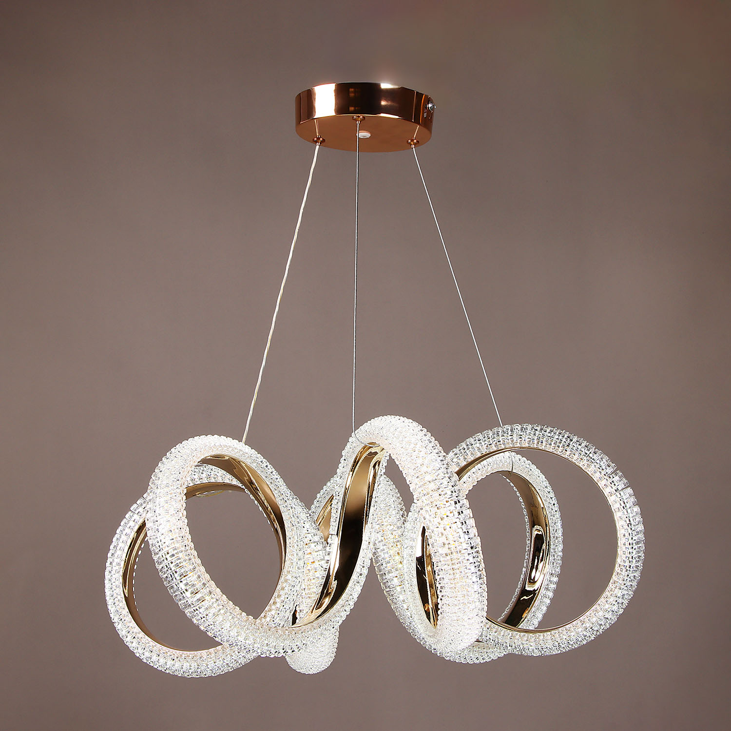 Люстра 9232/140W Gold  530 мм 3 реж., пульт S=20м2  VERNER LIGHTING *1