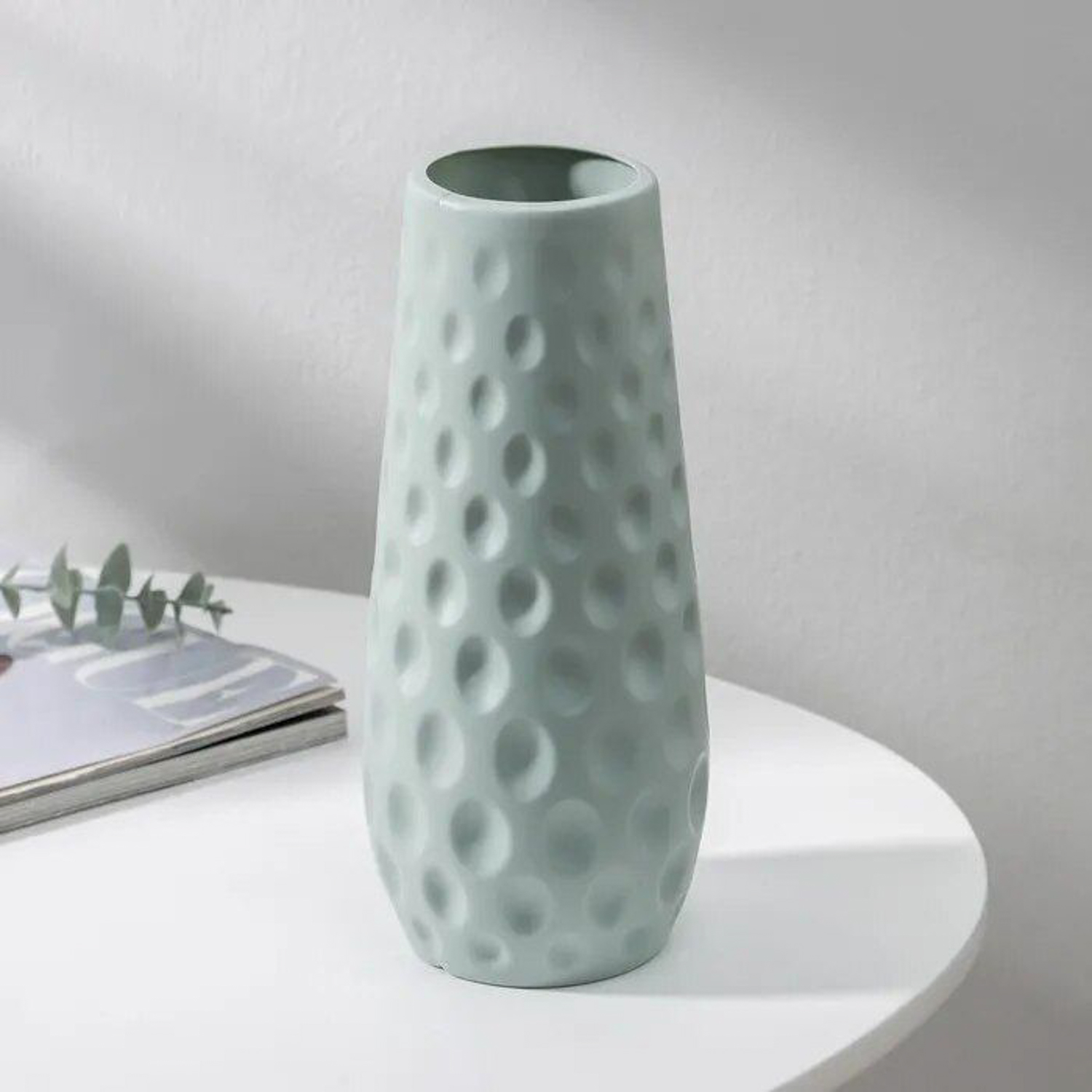 Ваза для цветов 7х7х23 см, цвет МИКС   4700065