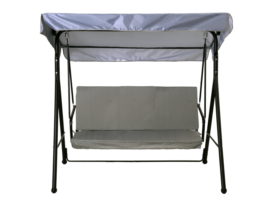 Качели садовые "Вега" 3х-местная, труба d=32мм (160кг) с1411 (Беларусь) (аналог Габби) *1/11