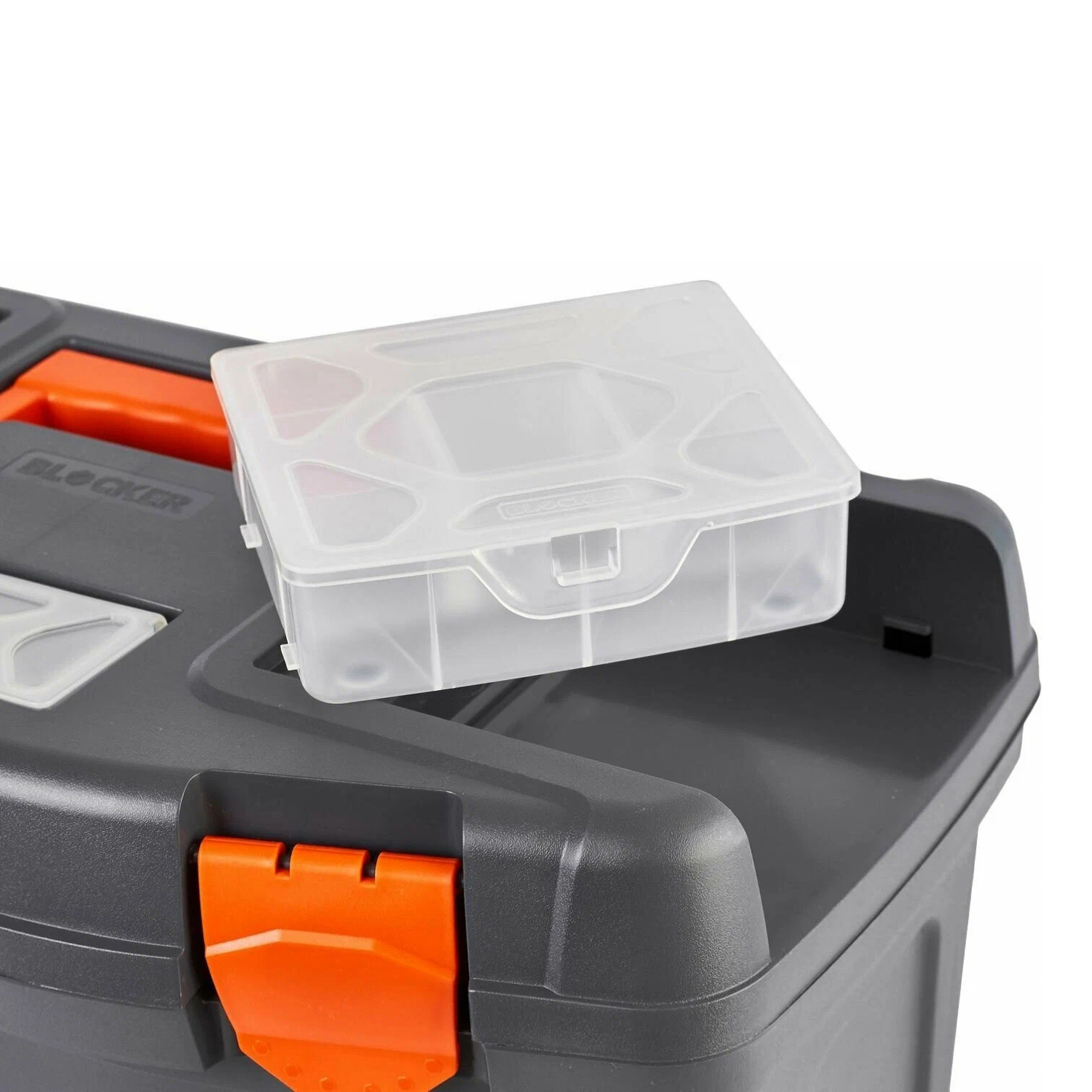 Ящик д/инструмента пластм. "Blocker Master 19" черный/оранжевый BR6005ЧРОР *1/7