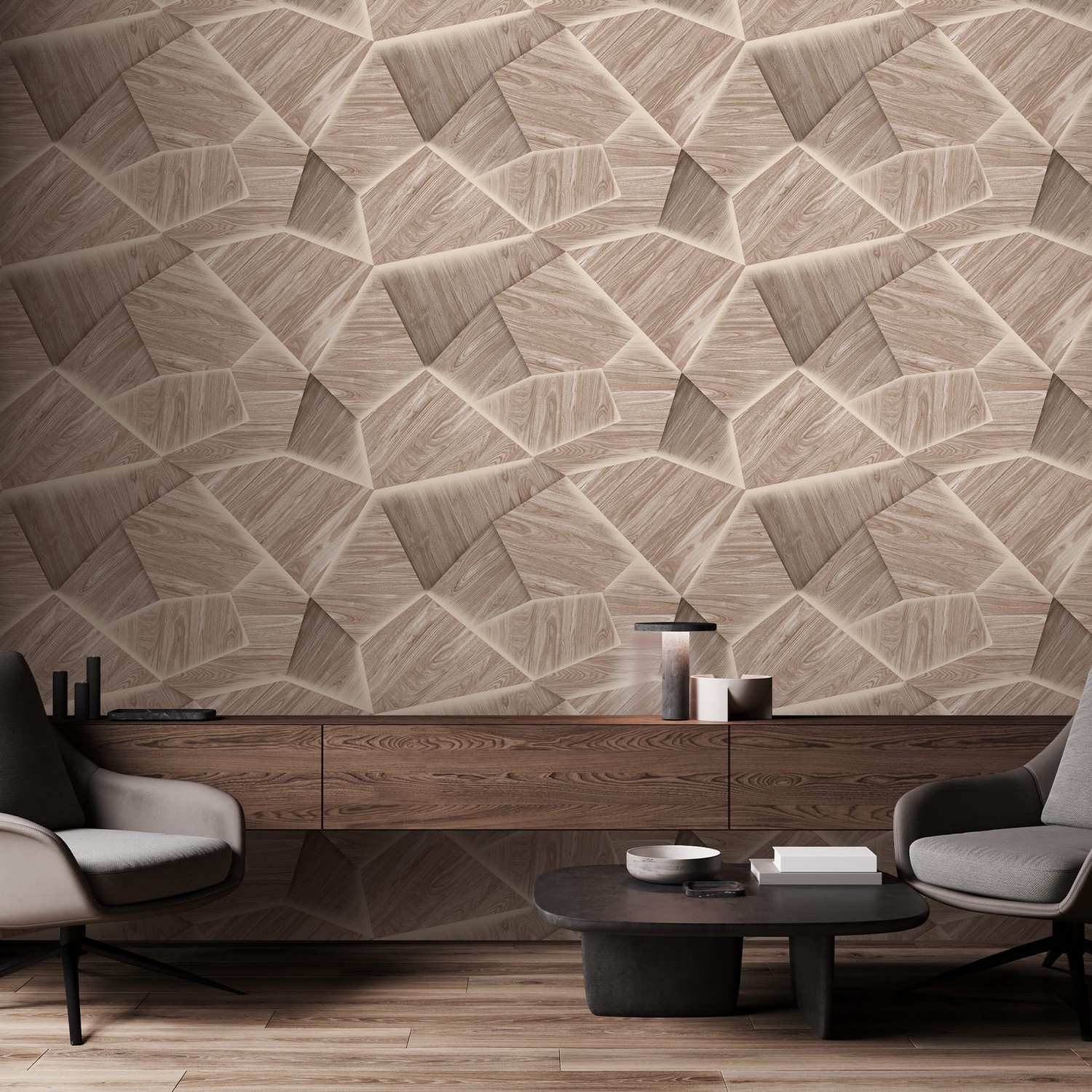 Обои  флиз Victoria Stenova Woody 286686 1.06*10м *6