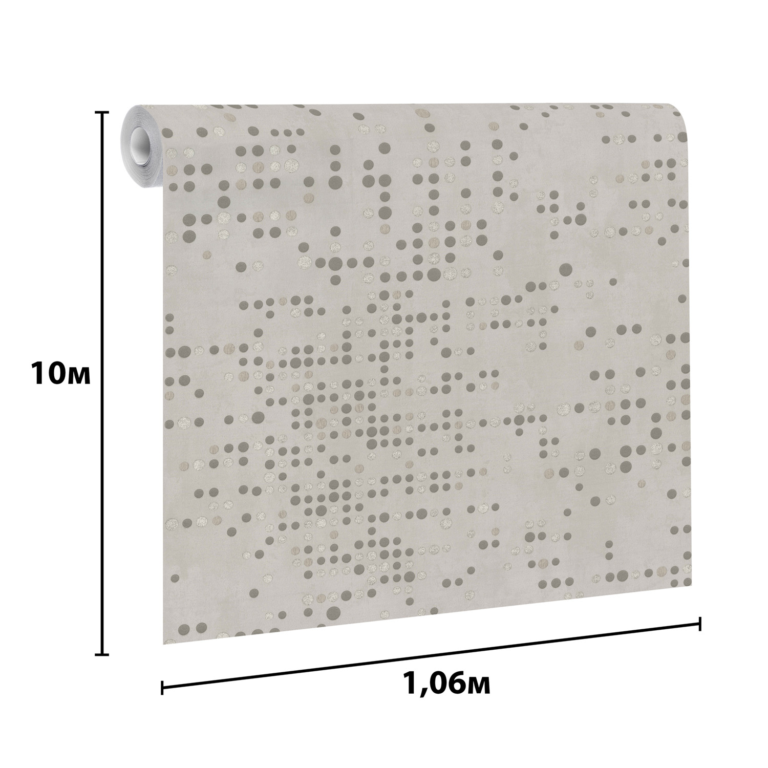 Обои  флиз ED Euro Decor Dotera (беж.) 7331-02 *6