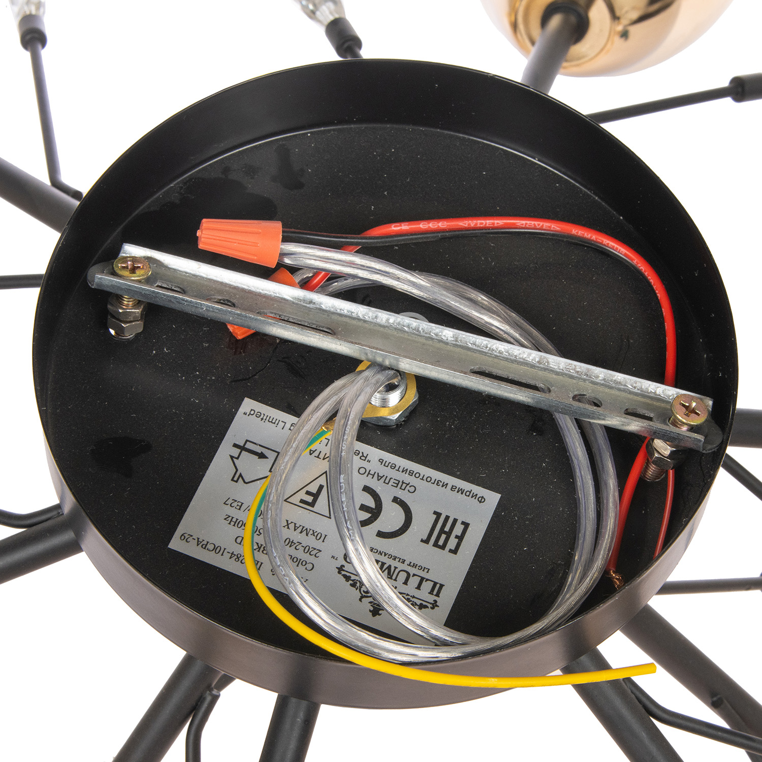 Люстра IL1284-10CPA-29 BK GD Е27 S=60м2    *1/12