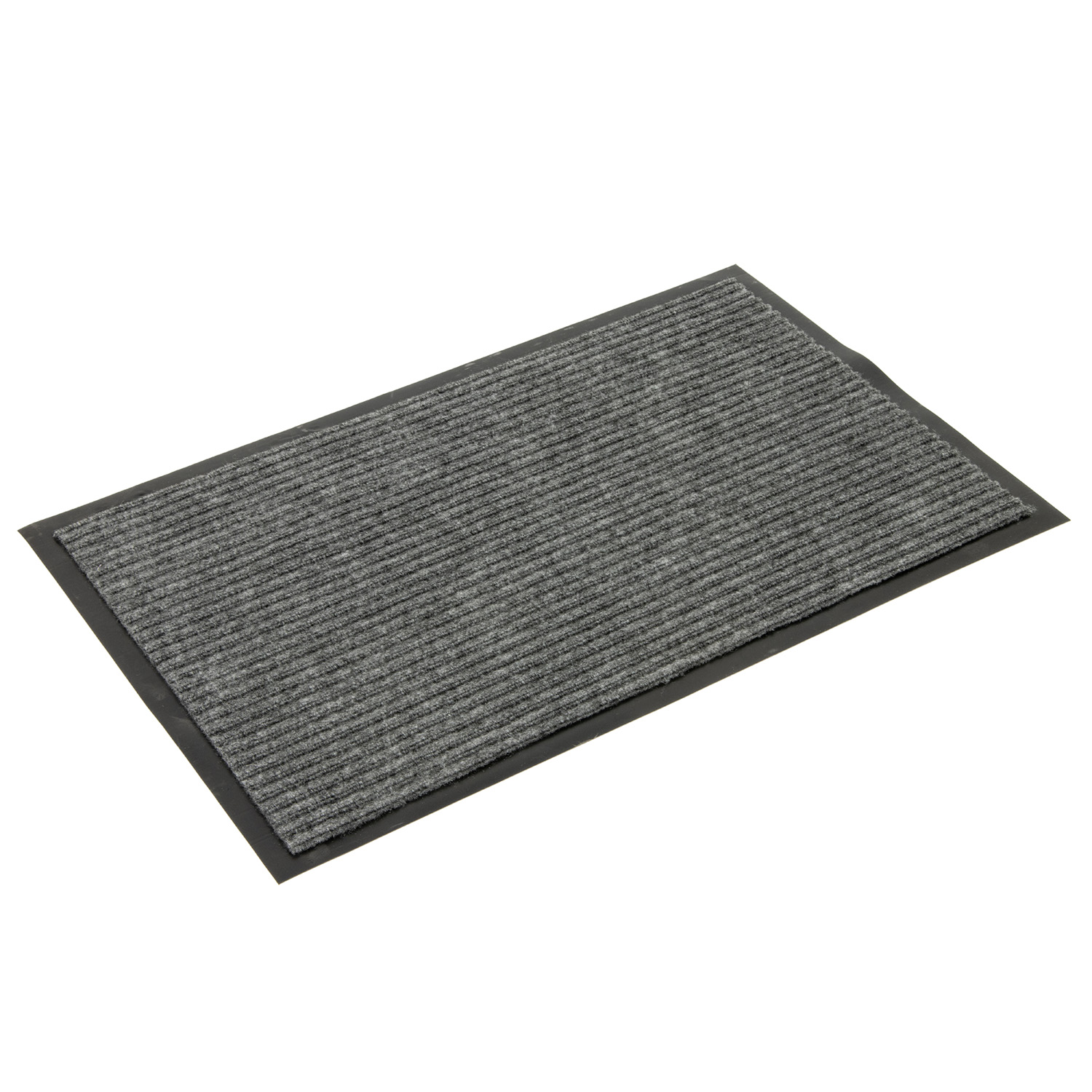 Коврик влаговпитывающий 50*80 см ребристый серый "KOVROFF" (арт.20202) *1/10 (ДЖ404)