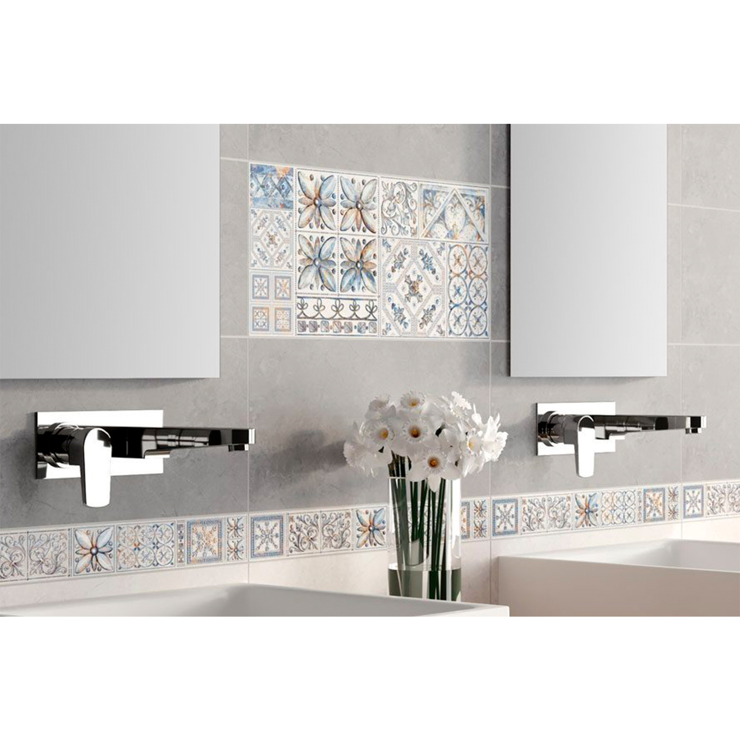 Плитка декоративная Intercerama Viva, 50х23 см, серый