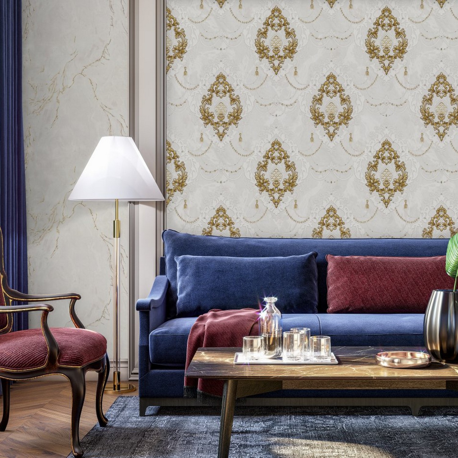 Обои флиз "Палитра" Andijana фон (бел.) PL72467-12 1,06*10м *8