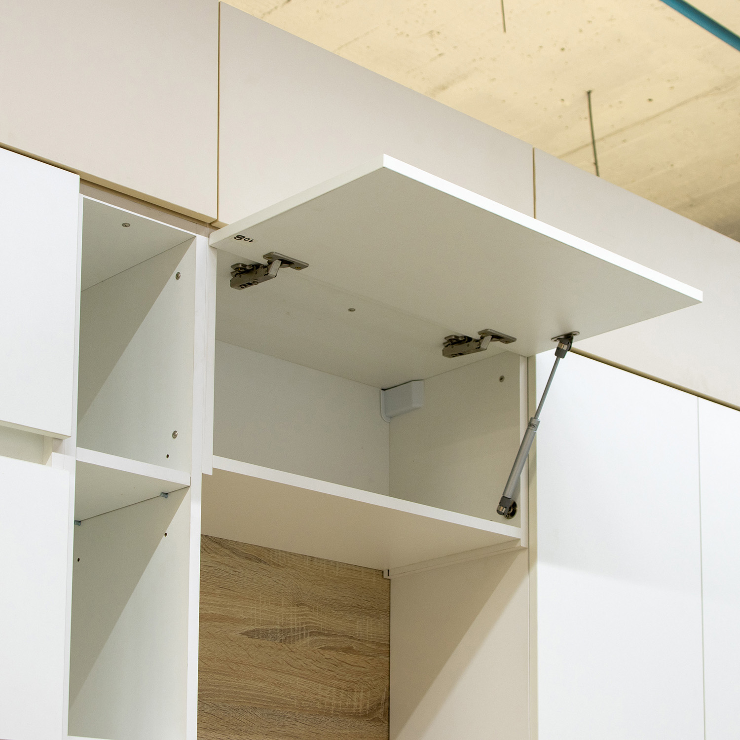 Шкаф навесной 600х338х290 мм BROZEX-WOOD Melissa, для вытяжки, с дверцей, белый