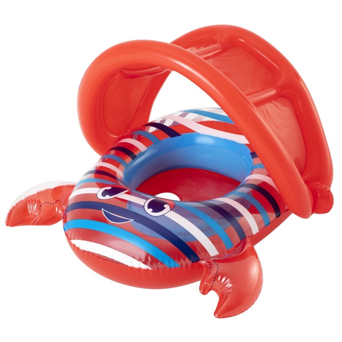Круг для плавания детский BESTWAY Крабик, 86х66 см, 6-18 мес