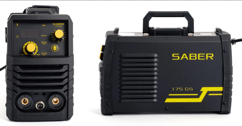 Аппарат сварочный инвертор полуавтомат 20А/175А электрод 3,0мм проволока 1,0мм 7,4кВт 175 GS SABER*1