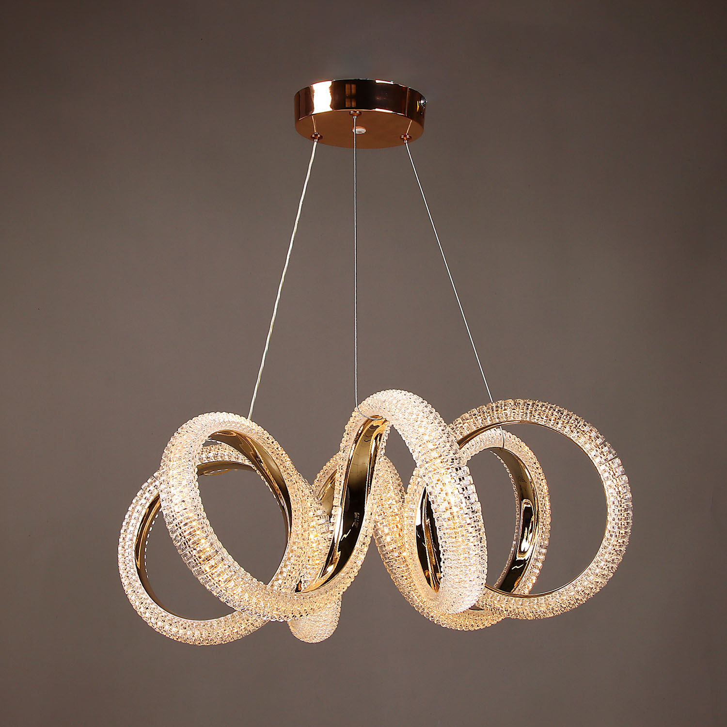 Люстра 9232/140W Gold  530 мм 3 реж., пульт S=20м2  VERNER LIGHTING *1