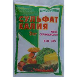Удобрение сульфат калия Пермагробизнес, 1 кг Удобрение сульфат калия Пермагробизнес, 1 кг