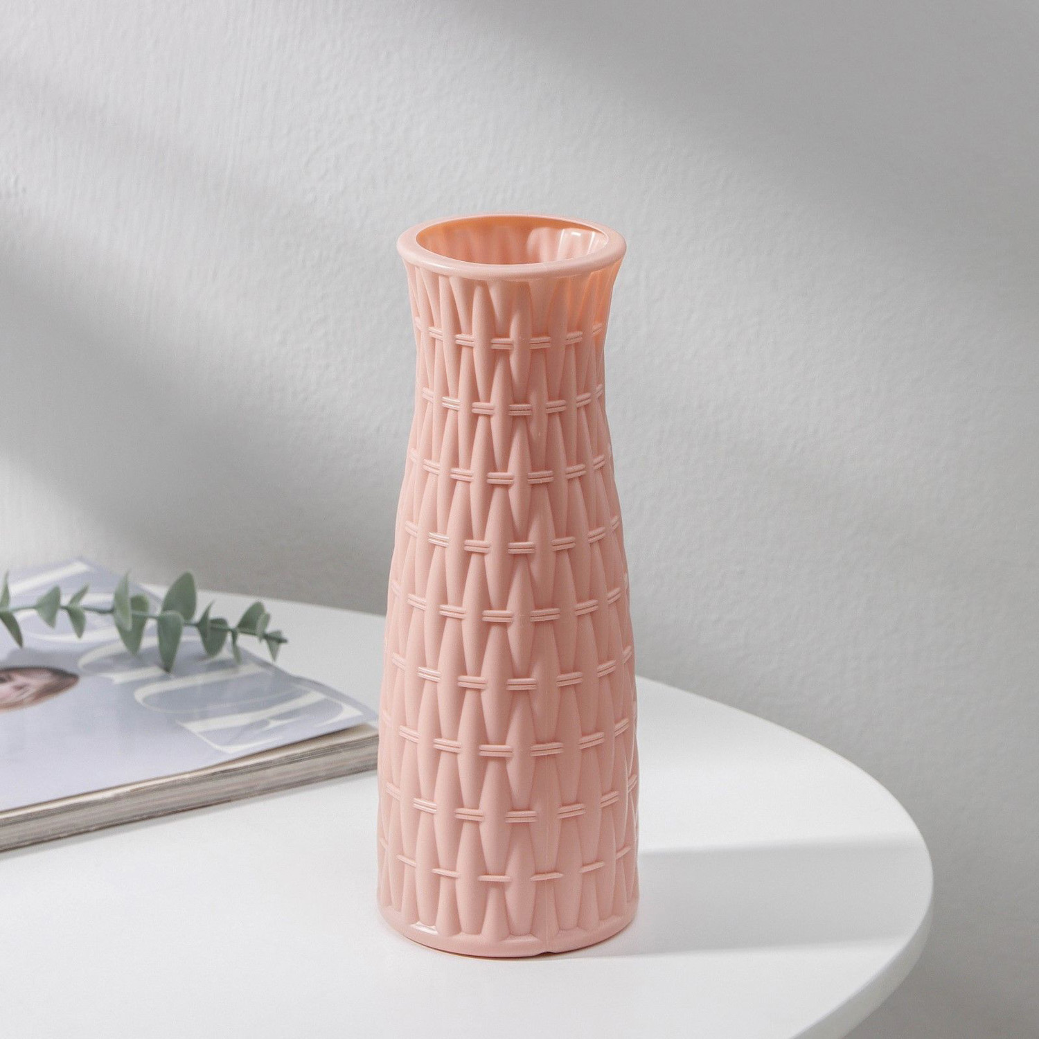 Ваза "Ротанг" 8х21 см, цвета МИКС  4622711