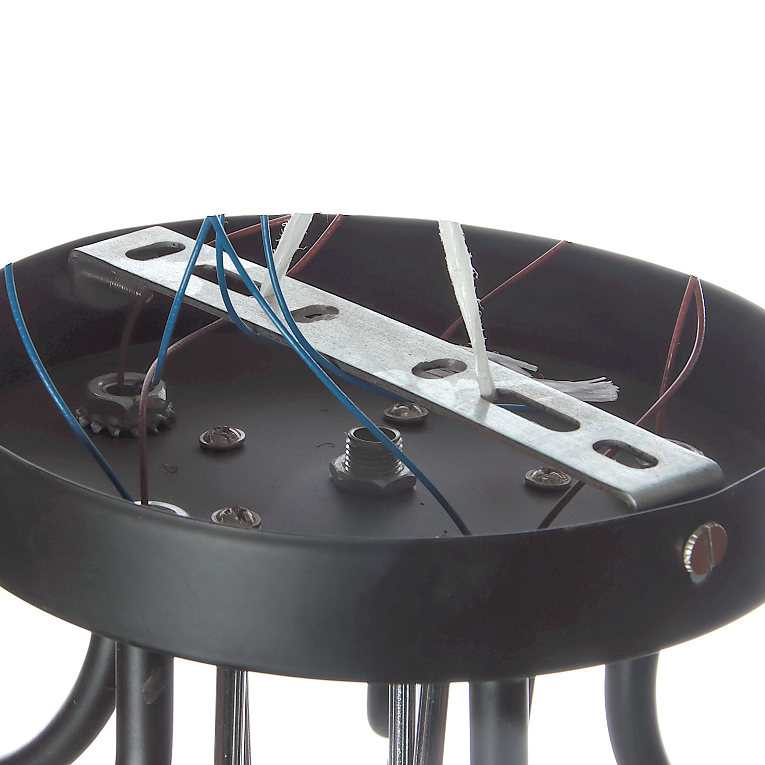 Люстра Verner Lighting А2618/5, 40 Вт, Е27, 5 ламп, черный/хром