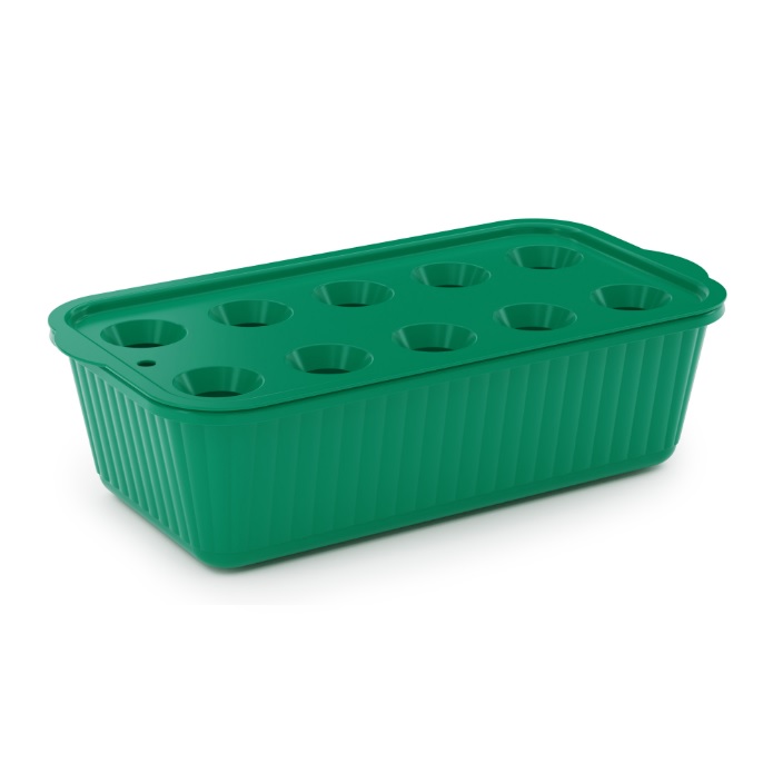 Лоток д/выращивания зелёного лука пластм. 305х160х85мм Зеленый М6715 ЗПИ "Альтернатива" *1/20 Лоток д/выращивания зелёного лука пластм. 305х160х85мм Зеленый М6715 ЗПИ "Альтернатива" *1/20