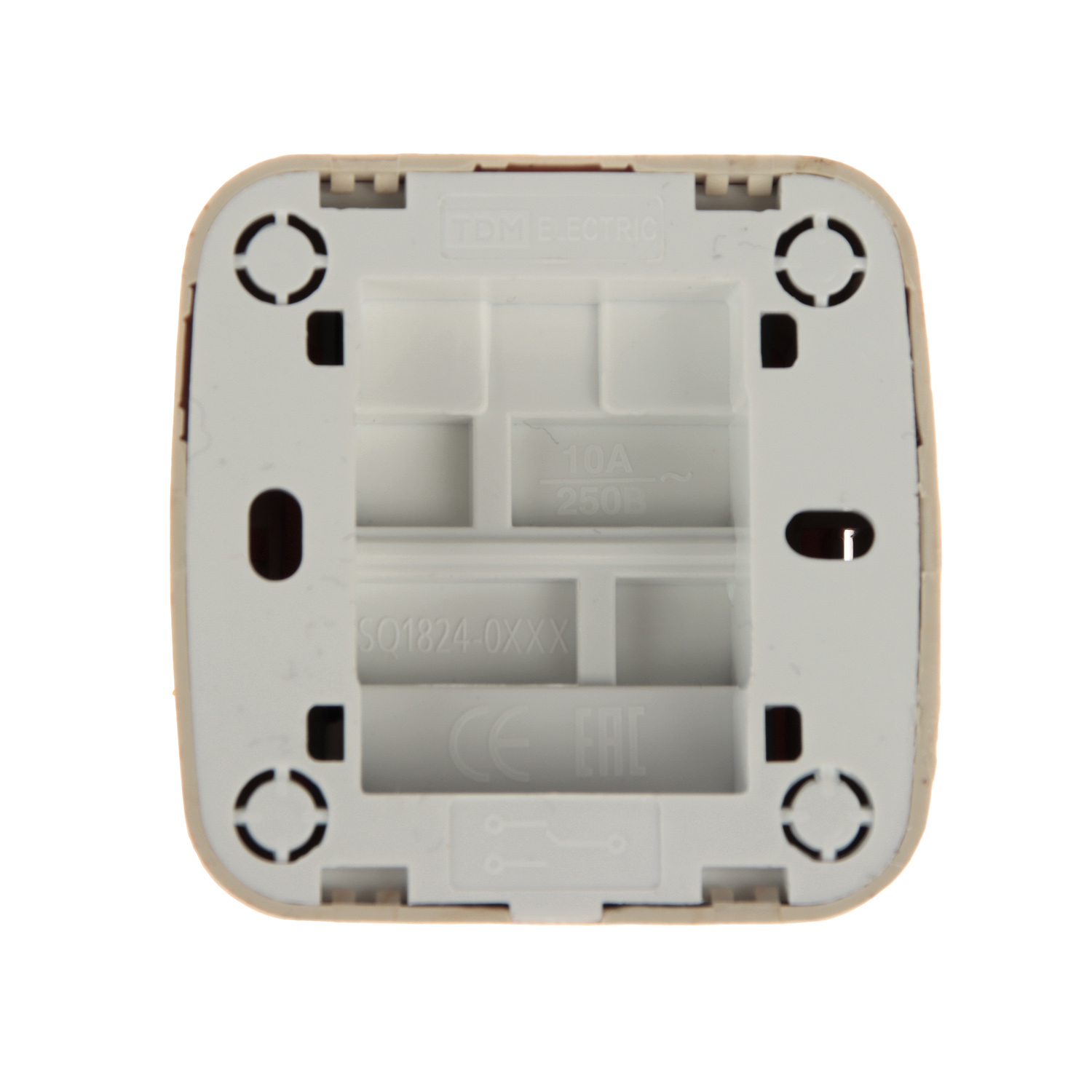 Выключатель Дача ОП 1кл. сосна на 2 направления 10А Народная SQ1824-0053 *10100