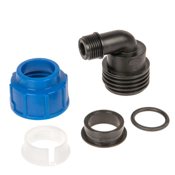 Угольник ПНД компрессия Ø 25х1/2" наружрезьба *1/80