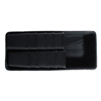 Набор стаканов 500 мл для рассады, 10 шт., поддон 44.5х19.5х7 см, пластик, черный