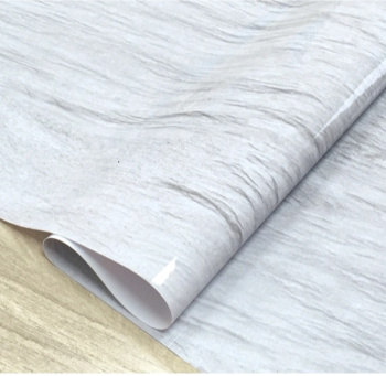 Клеёнка без основы "термо" гладкая "Мрамор св.-сер." шир.1,0м,толщ.0,65мм GW-52227"ТермоКлеёнка"*20