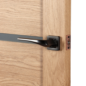 Дверь межкомнатная остекленная ЦАРГИ ПВХ COMFORT-2 Дуб Светлый 3D 700мм BROZEX-WOOD *1