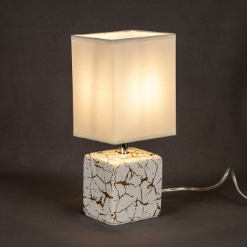 Лампа настольная G32228/1T WT+GD WT Е14 40Вт S=2м2 *1/30