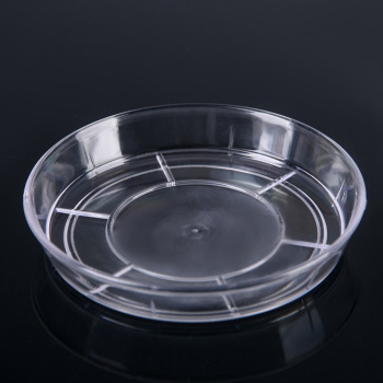 Поддон под кашпо пластм. Прозрачный "зашита" д.16см  702 (Tek.A.Tek) *1/30