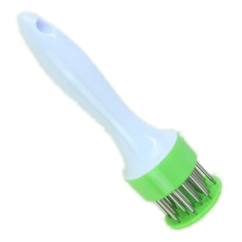 Тендерайзер-рыхлитель для мяса, пластик, нерж.сталь, 19*5см, круглый (арт.884-595)*1/72