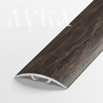 Порог-стык одноуровневый 30х1800 мм Лука ЛС 04-2, скрытый крепеж, дуб гартвис