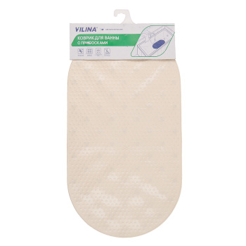 Коврик д/ванной "V-line" ПВХ Массажный (38см х 69см) цвет в ассорт. 6807 *5/10