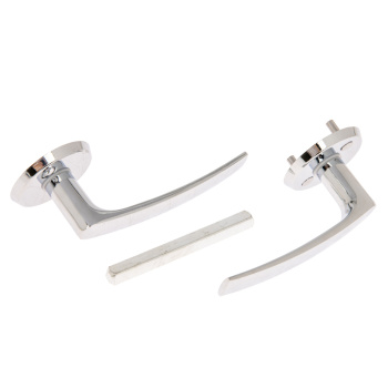 Ручка д/финских дверей ХРОМ H-0661-CR (в комплекте 2шт) Аvers *1/24