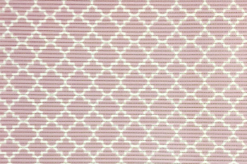 Коврик для ванной ПВХ шир. 65см х15м "V-line"  V25P  орнамент резной розовый *15