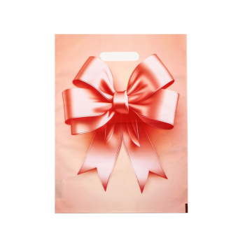 Пакет, полиэтиленовый с вырубной ручкой, "Пышный бант", 30 х 40 см, 50 мкм 9559545