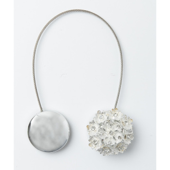 Подхват для штор магнит MI B17 tross 25см серебро Ajur *1